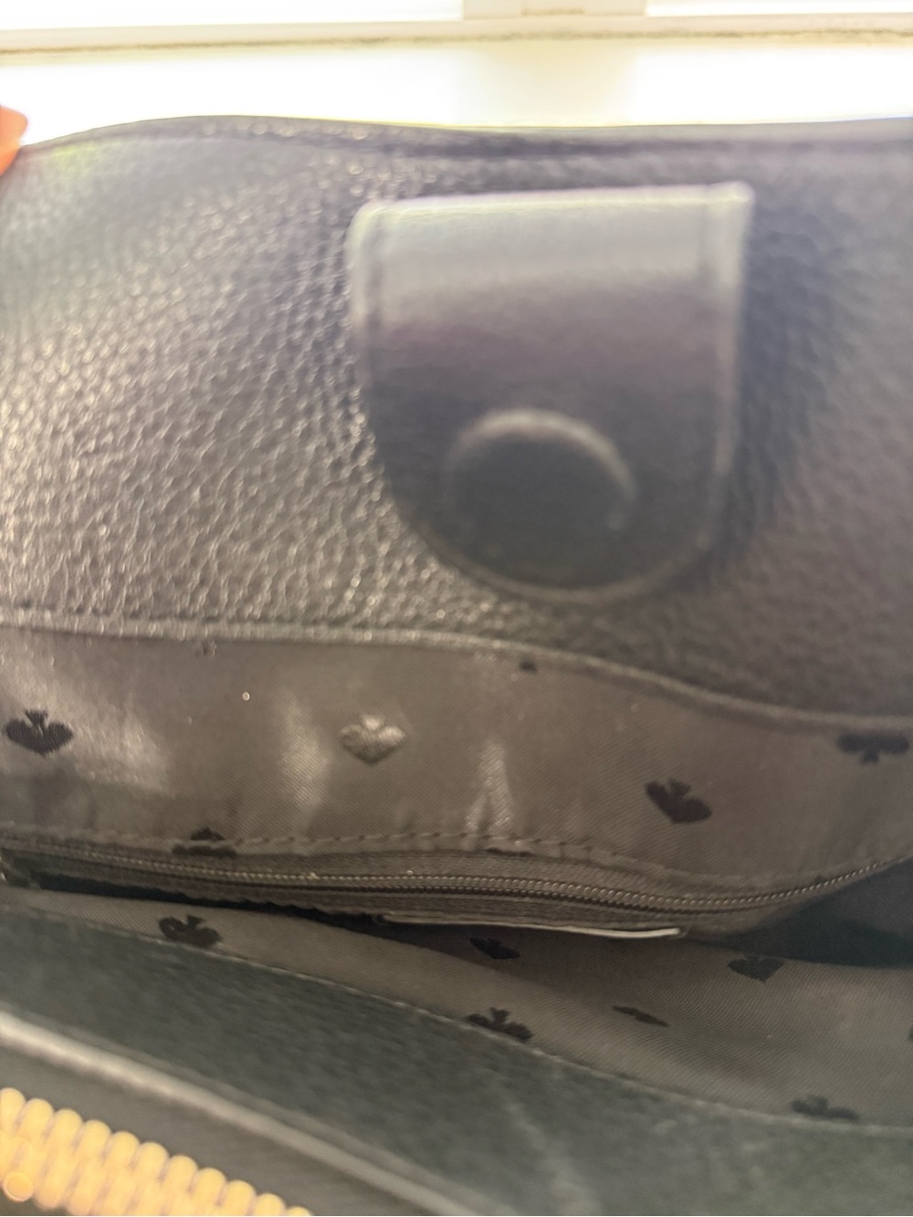 kate spade Black Pebbled Leather Tote - Picture 10 of 16
